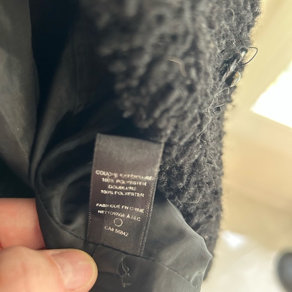 Express black teddy bear fall jacket - size small - Picture 8 of 8